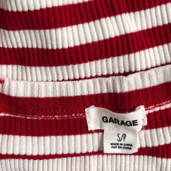 High Neck Stripped Tank - Picture 4 of 4